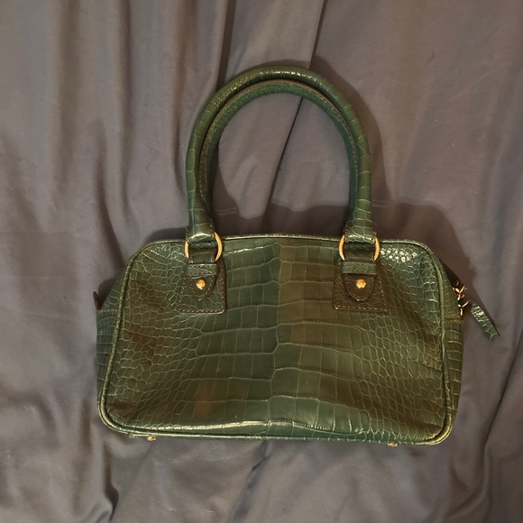 MaxMara Handbags - Vintage Max Mara mock croc Bag
